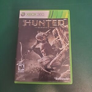 Hunted The Demons Forge Xbox 360 Bethesda 2011 Action Fantasy CIB Tested